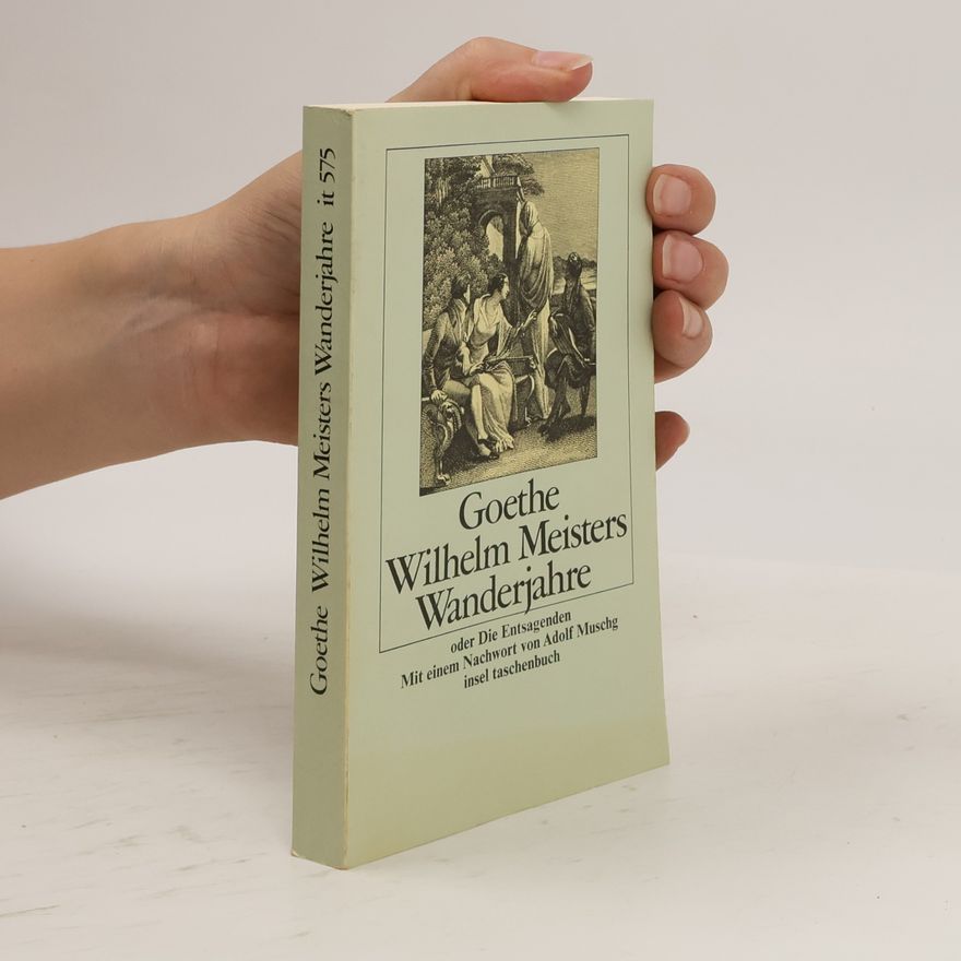 Johann Wolfgang von Goethe Wilhelm Meisters Wanderjahre, oder, die Entsagenden