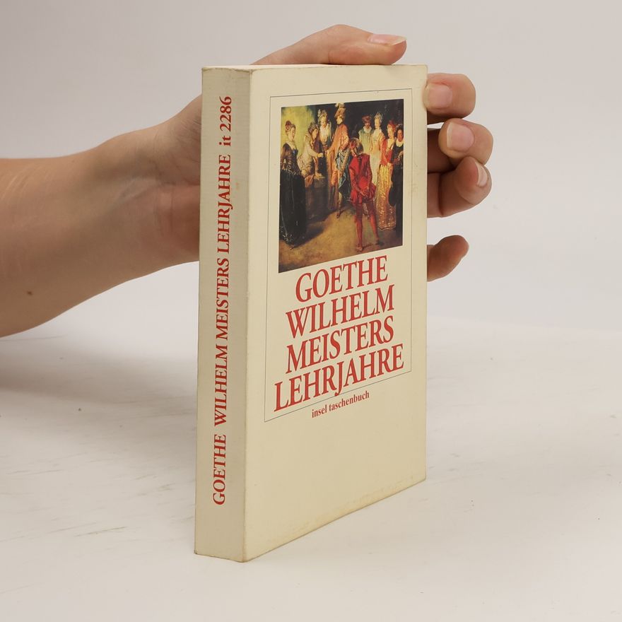 Johann Wolfgang von Goethe Wilhelm Meisters Lehrjahre