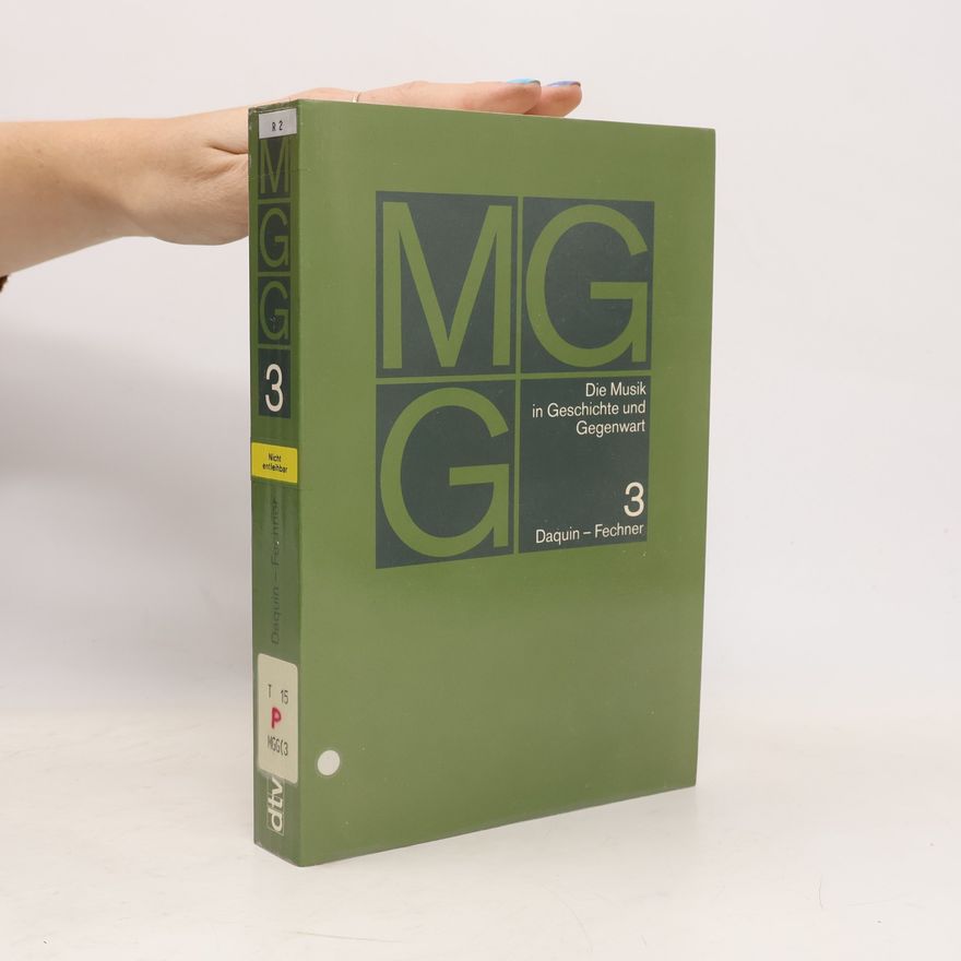 Various authors Die Musik in Geschichte und Gegenwart 3