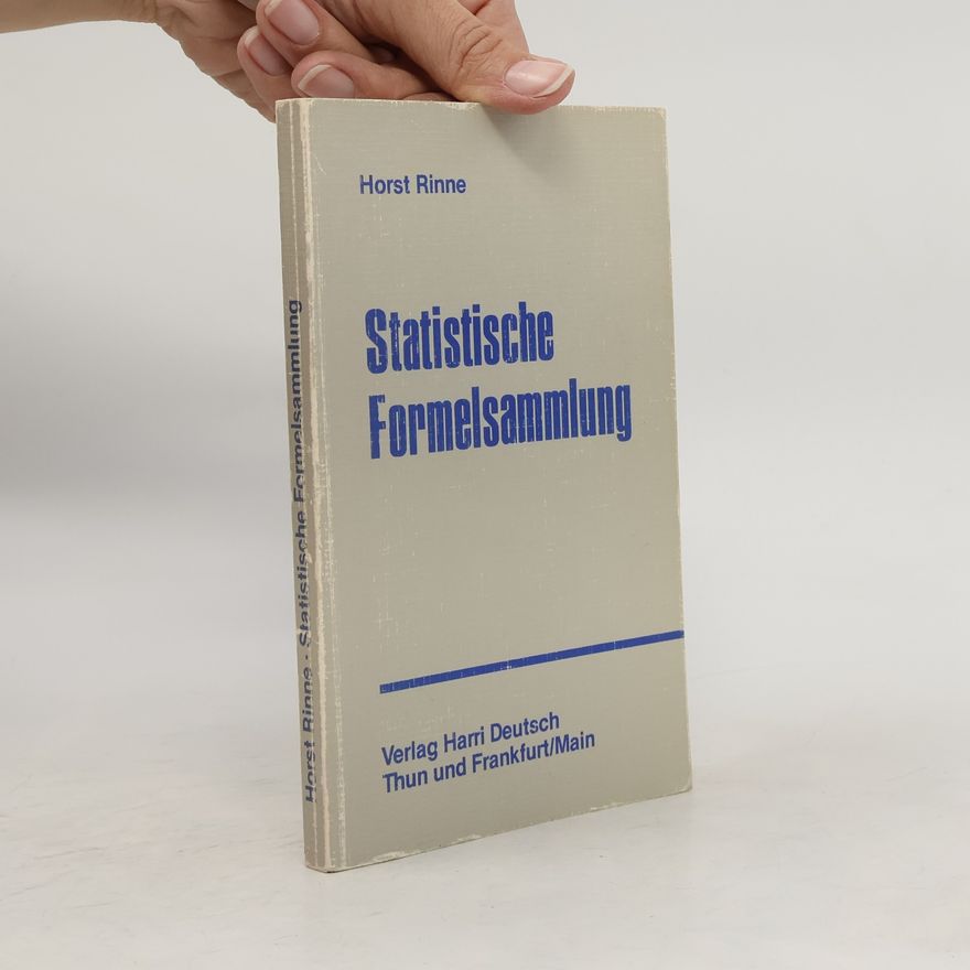 Horst Rinne Statistische Formelsammlung