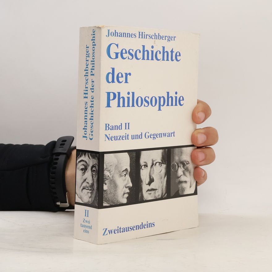 Johannes Hirschberger Geschichte der Philosophie 1.-2. díl (komplet)