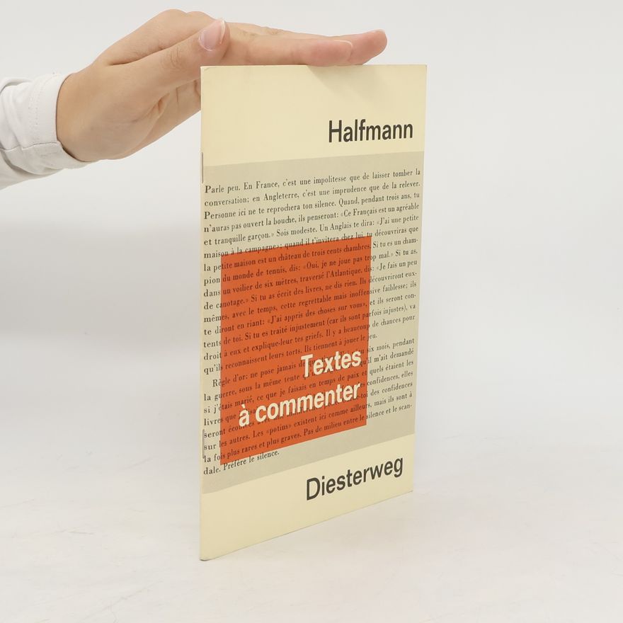 Raymonde Halfmann Textes à commenter