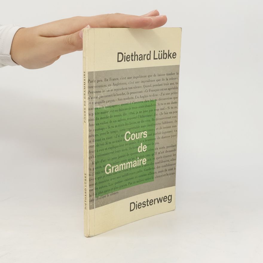 Diethard Lübke Cours de grammaire
