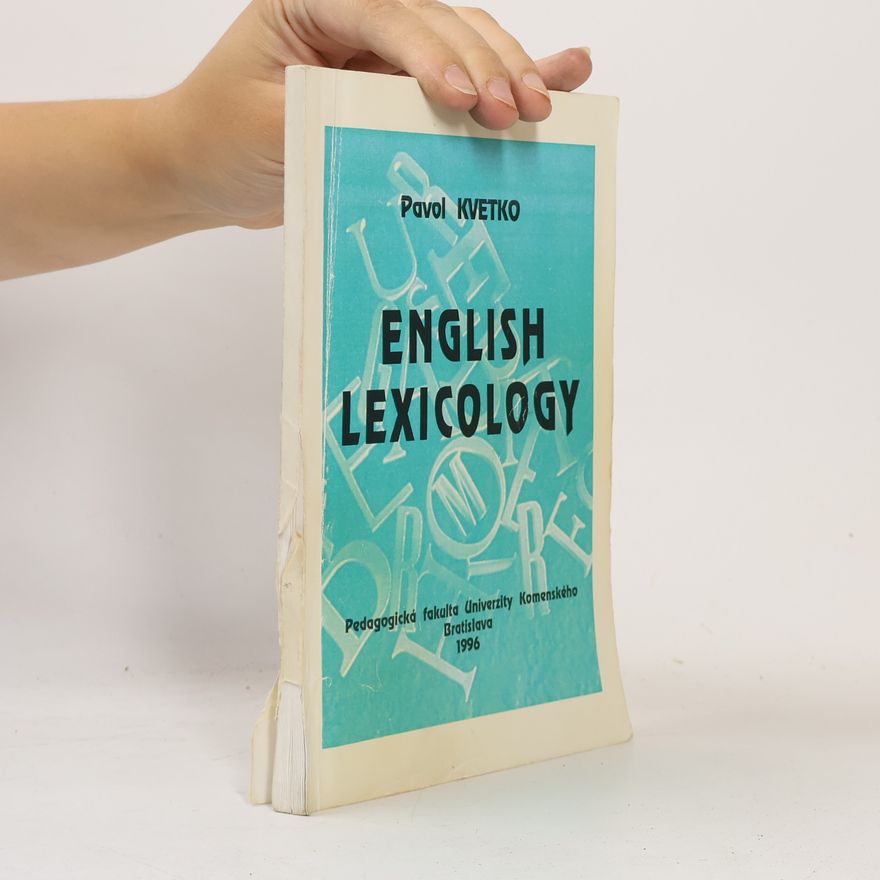 Pavol Kvetko English Lexicology
