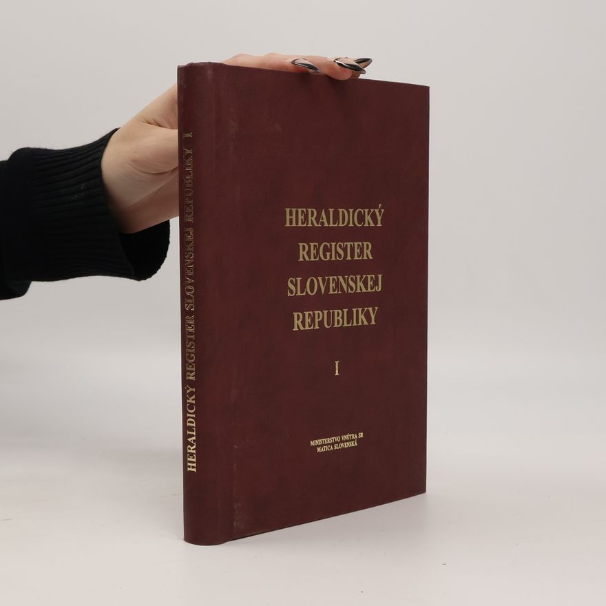 Ladislav Vrtel̕ Heraldický register Slovenskej republiky. I