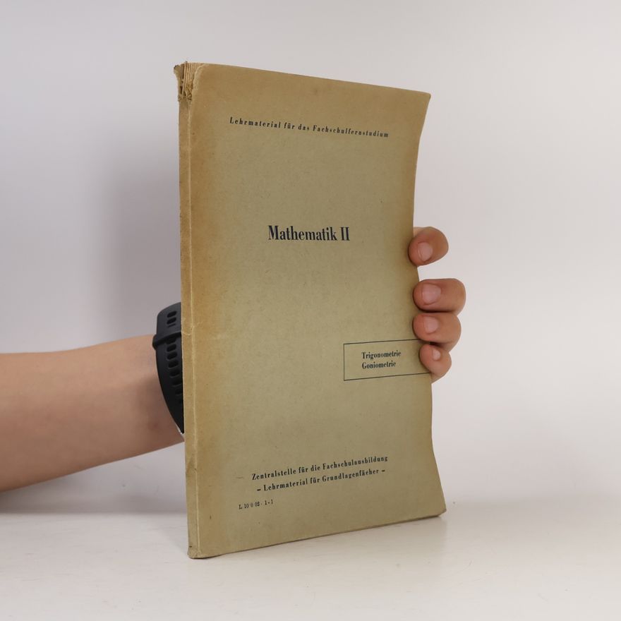 Autorenkollektiv Mathematik II Trigonometrie Goniometrie