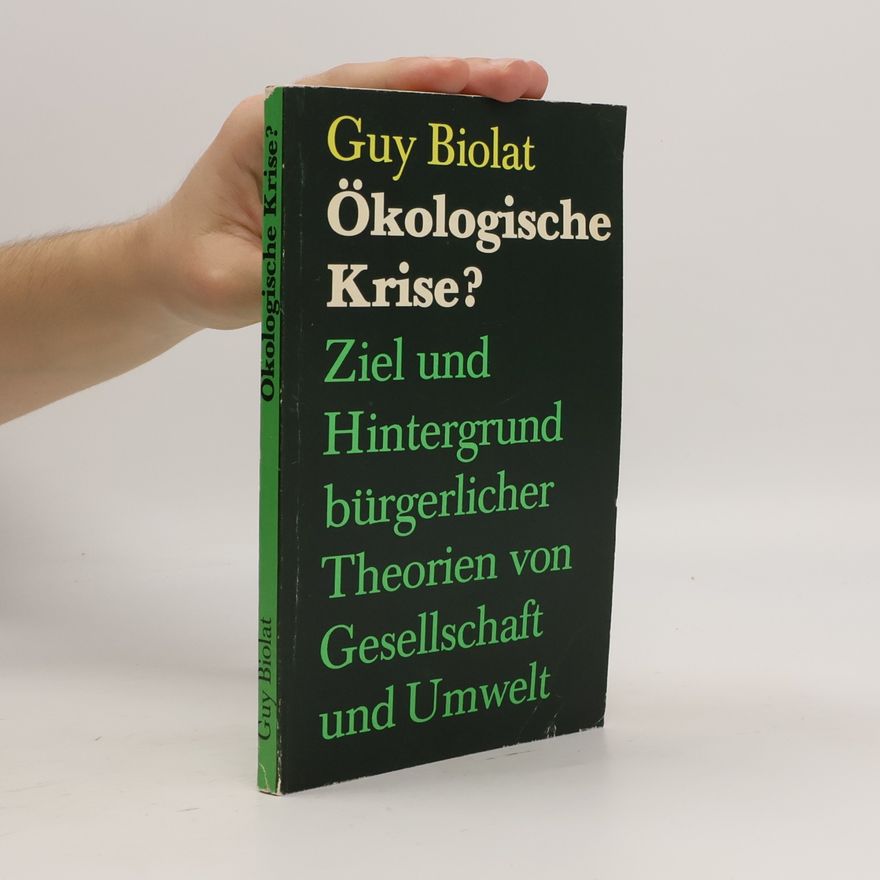 Joachim Wilke Ökologische Krise?