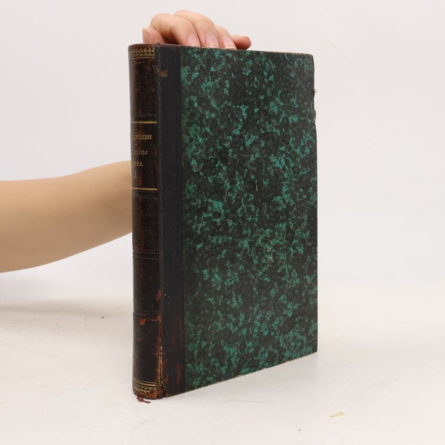 Arthur Schopenhauer Schriften zur Erkenntnißlehre