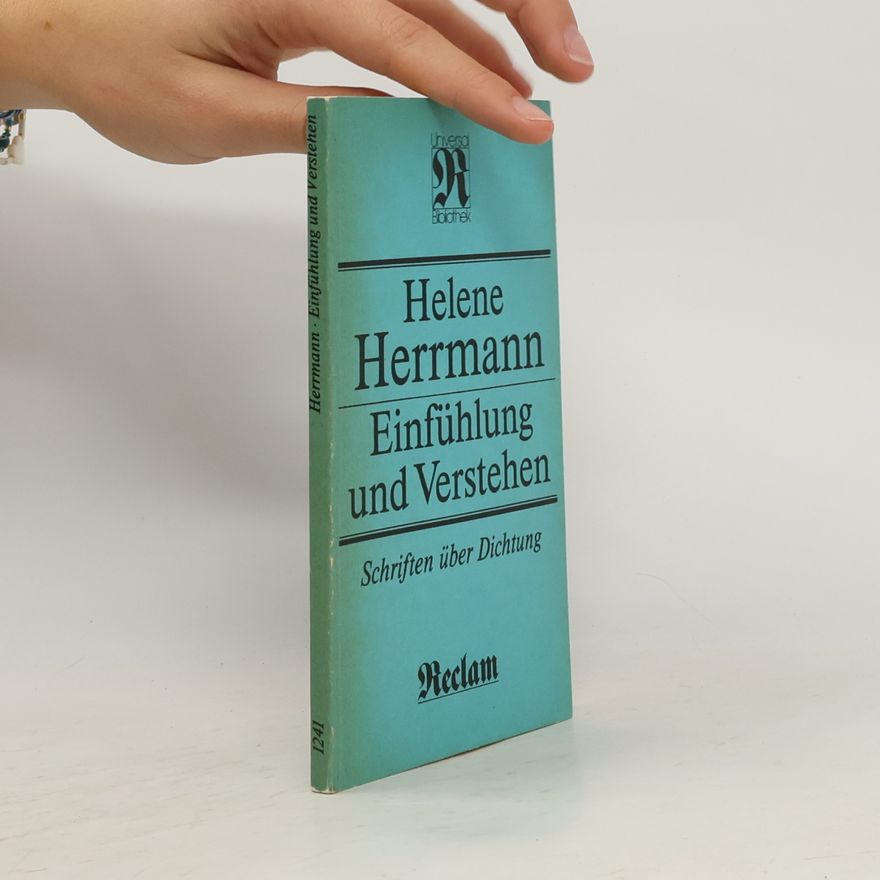 Helene Herrmann Reclams Universal-Bibliothek - 1241: Einfühlung und Verstehen