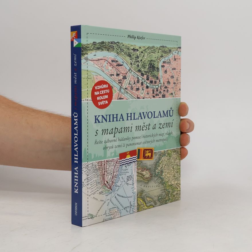 Philip Kiefer Kniha hlavolamů s mapami měst a zemí