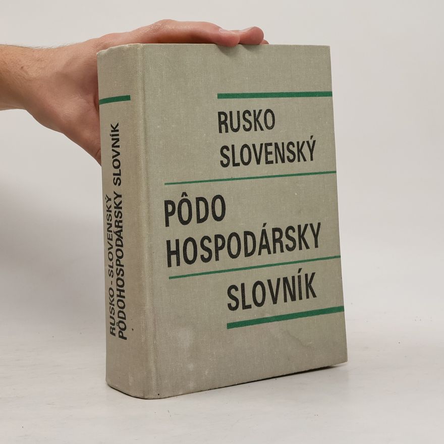 Michal Soták Rusko-slovenský pôdohospodársky slovník