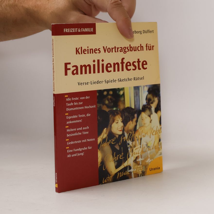 Ingeborg Düffert Kleines Vortragsbuch für Familienfeste