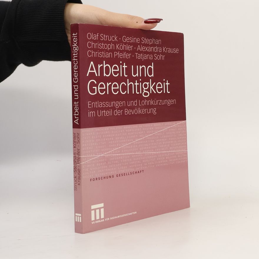 Christian Pfeifer Forschung Gesellschaft: Arbeit und Gerechtigkeit