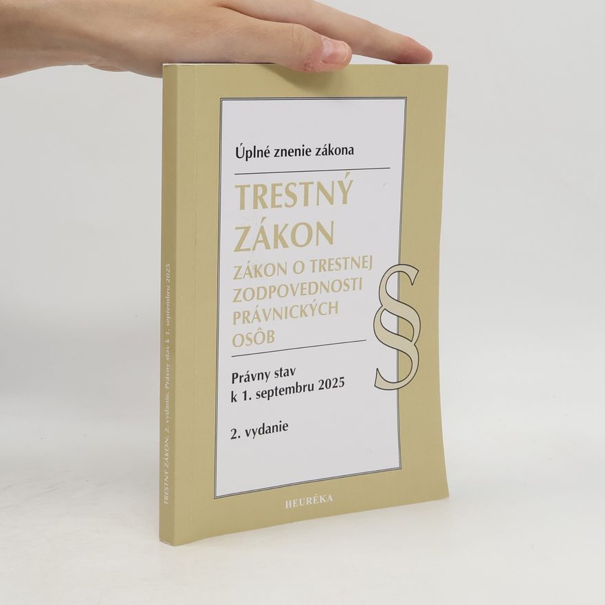 Autorenkollektiv Trestný zákon, Zákon o trestnej zodpovednosti právnických osôb