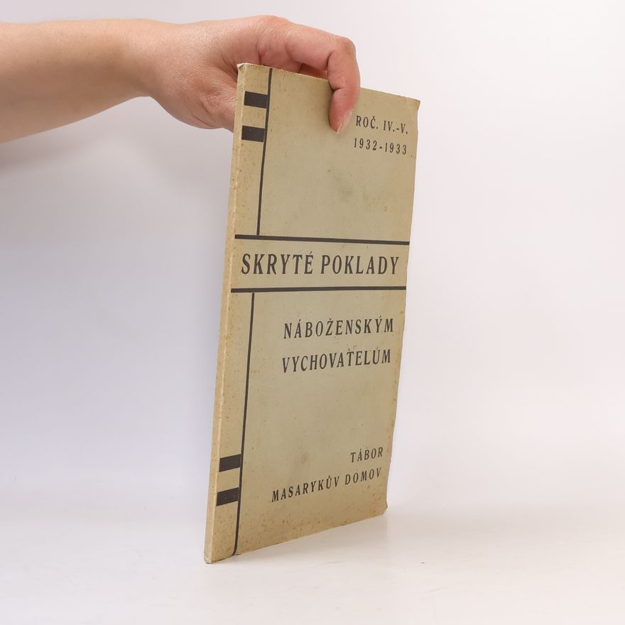 Various authors Skryté poklady. Náboženským vychovatelům