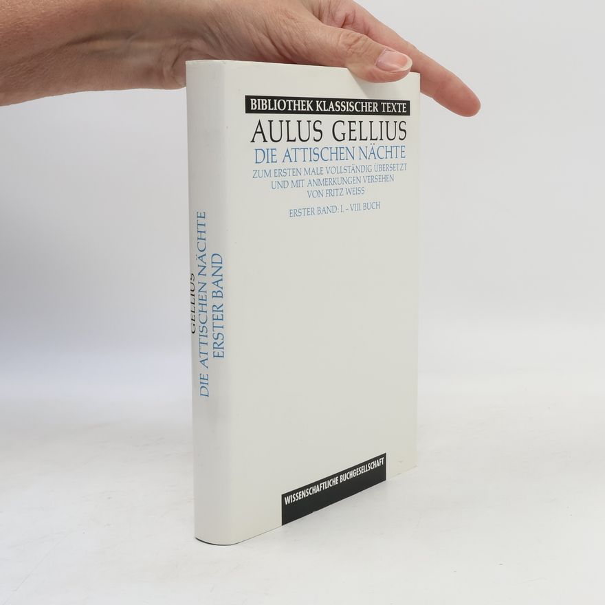Aulus Gellius Die attischen Nächte 1
