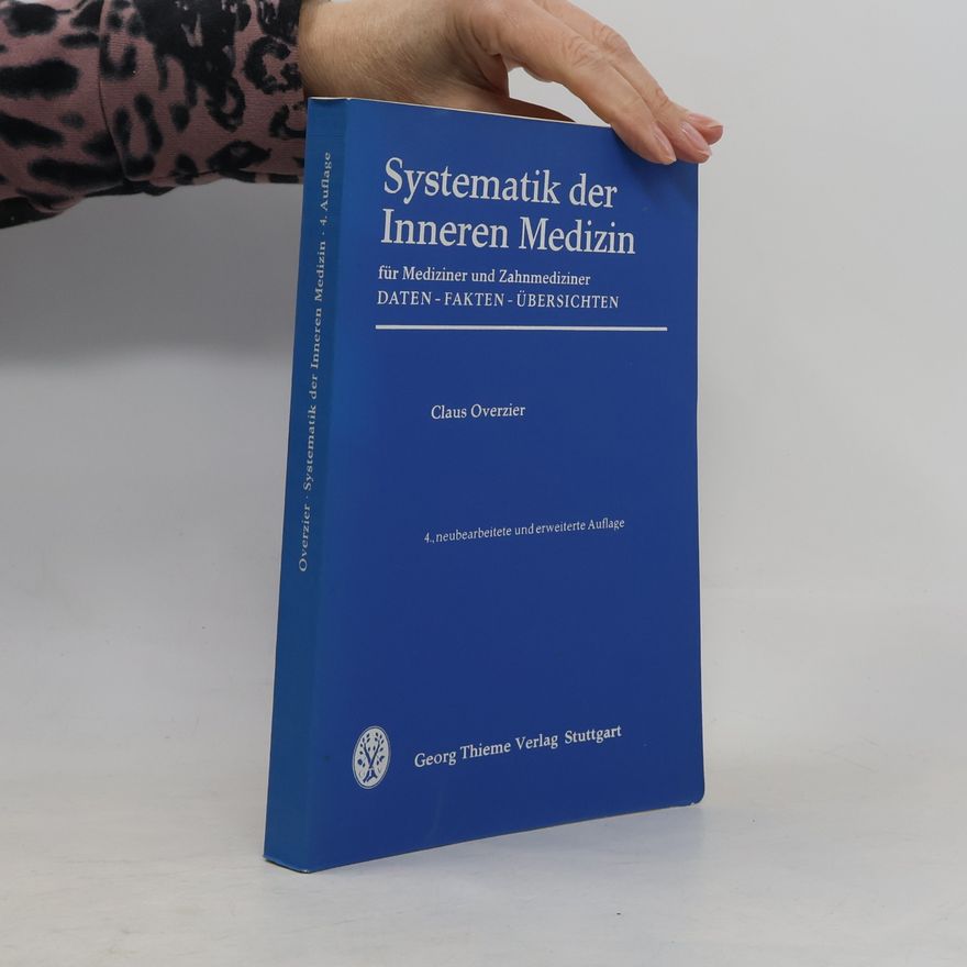 Claus Overzier Systematik der inneren Medizin