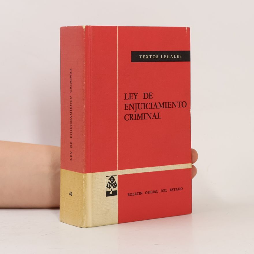 Autorenkollektiv Ley de Enjuiciamiento Criminal