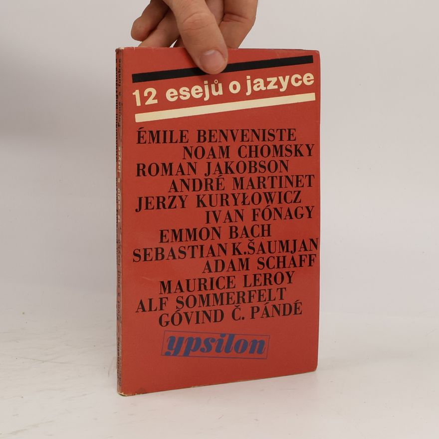 Émile Benveniste 12 esejů o jazyce