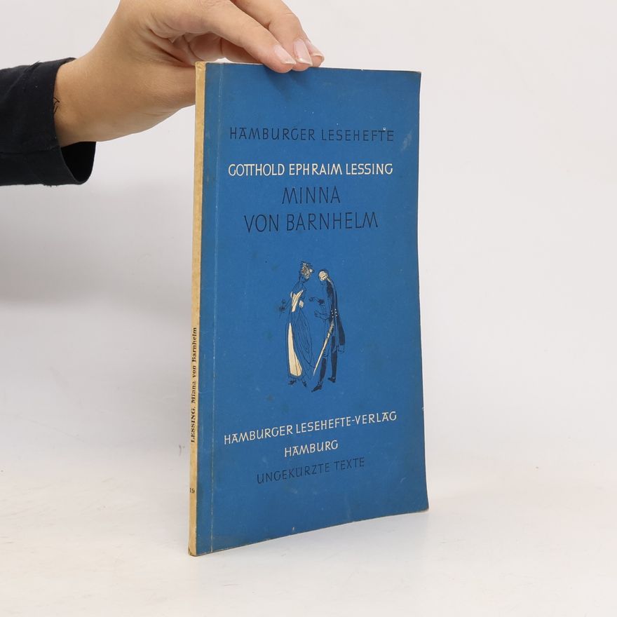 Gotthold Ephraim Lessing Minna Von Barnhelm