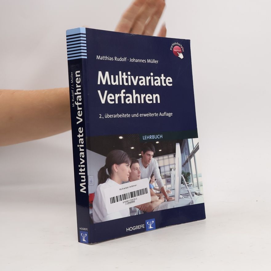 Matthias Rudolf Multivariate Verfahren