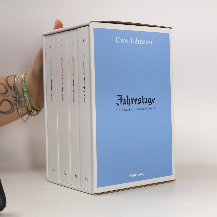 Uwe Johnson Jahrestage, 4 Bde.
