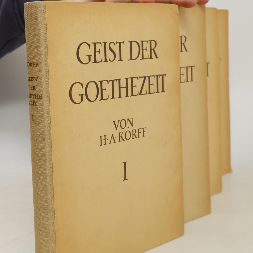Joachim KöLbel Geist der Goethezeit I-IV