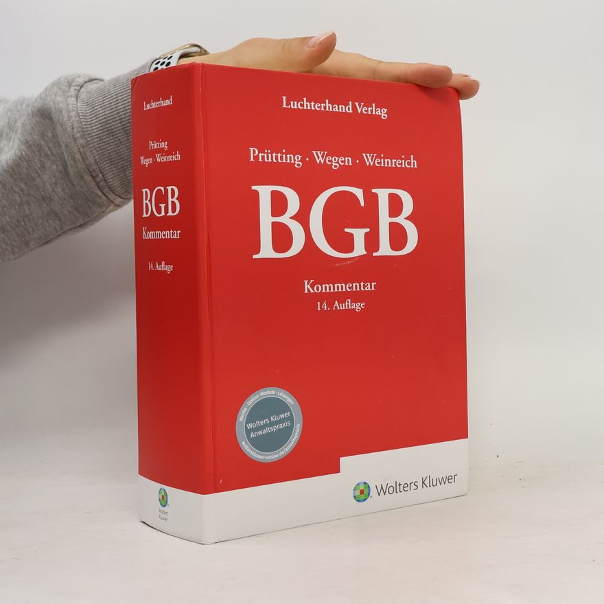 Hanns Prütting Bürgerliches Gesetzbuch