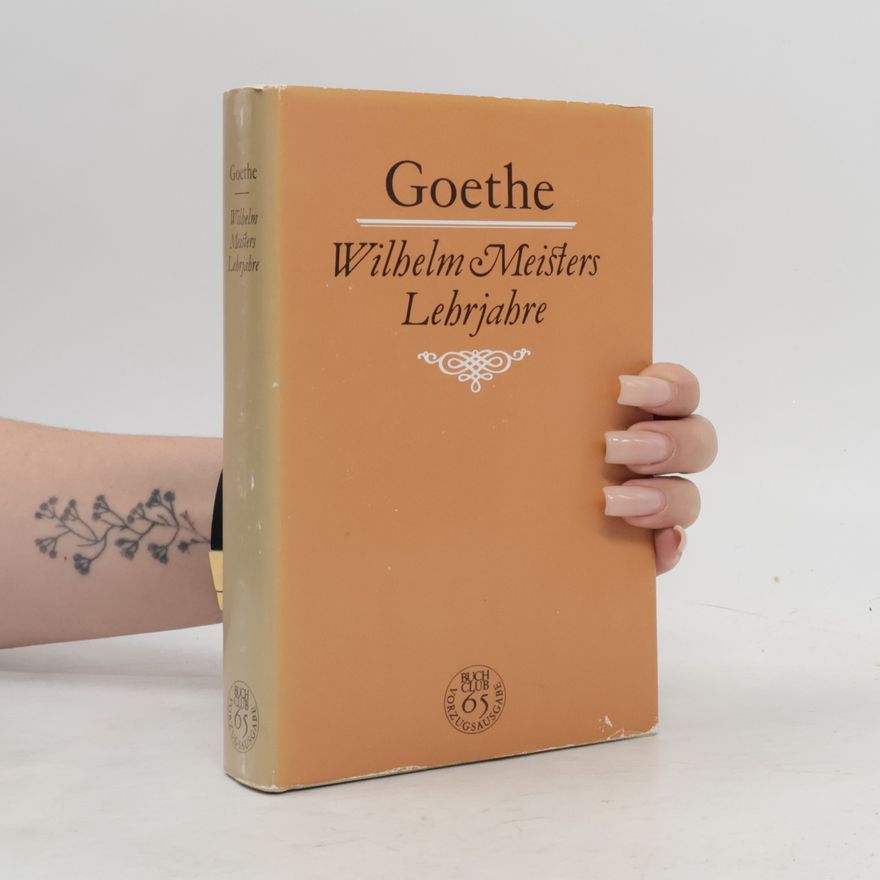 Johann Wolfgang von Goethe Wilhelm Meisters Lehrjahre