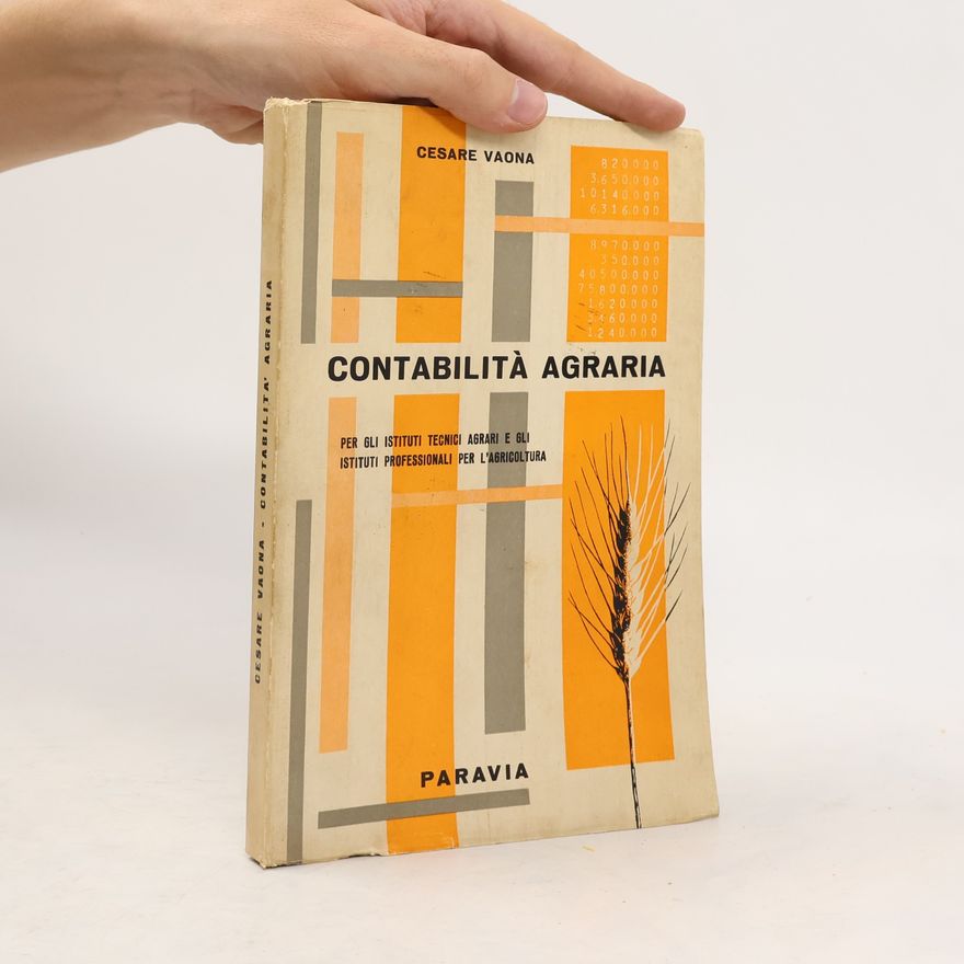 Cesare Vaona Contabilità agraria
