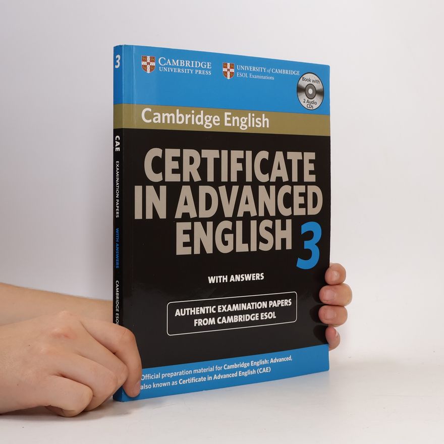Cambridge University Press Cambridge Certificate in Advanced English 3