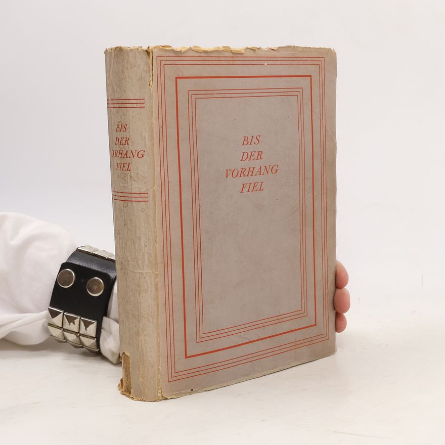 W. Th. Anderman Bis der Vorhang fiel