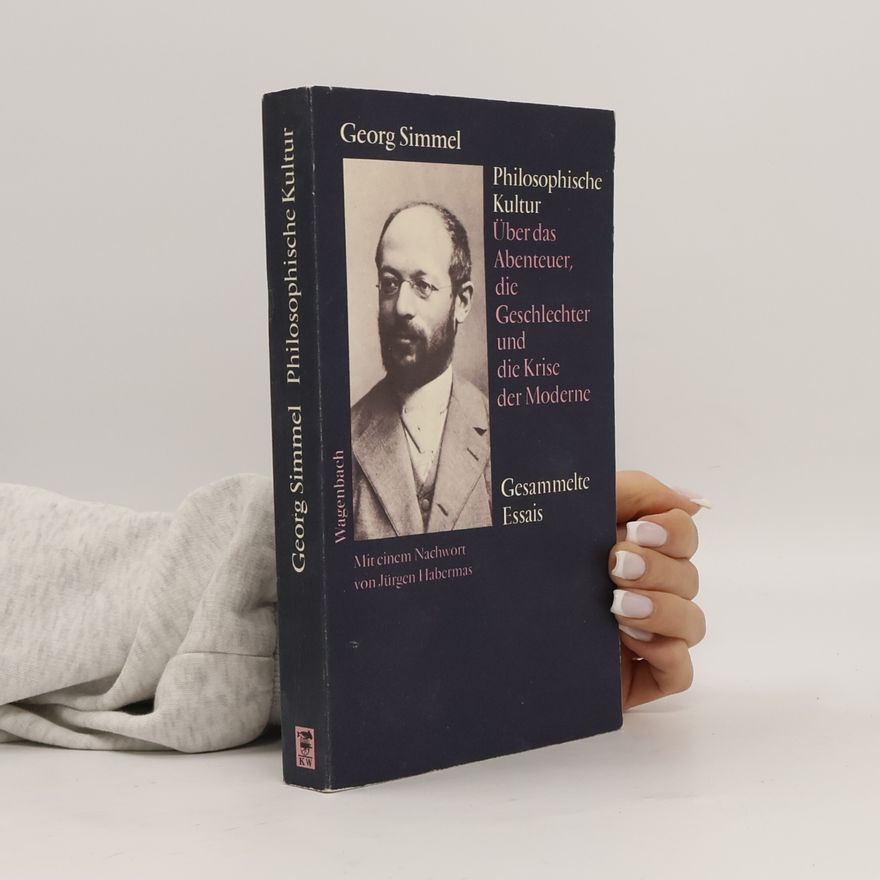 Georg Simmel Philosophische Kultur