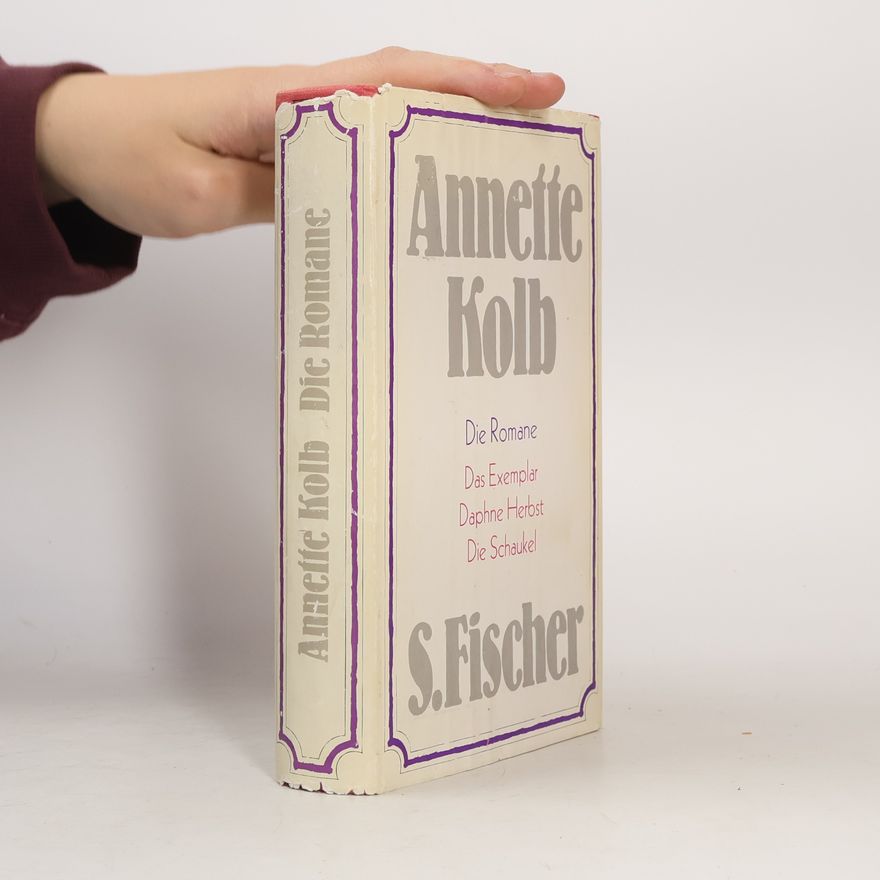 Anette Kolb Die Romane