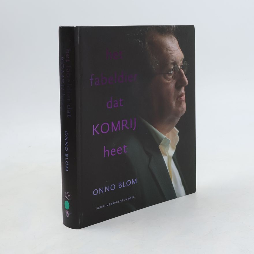 Onno Blom het fabeldier dat Komrij heet