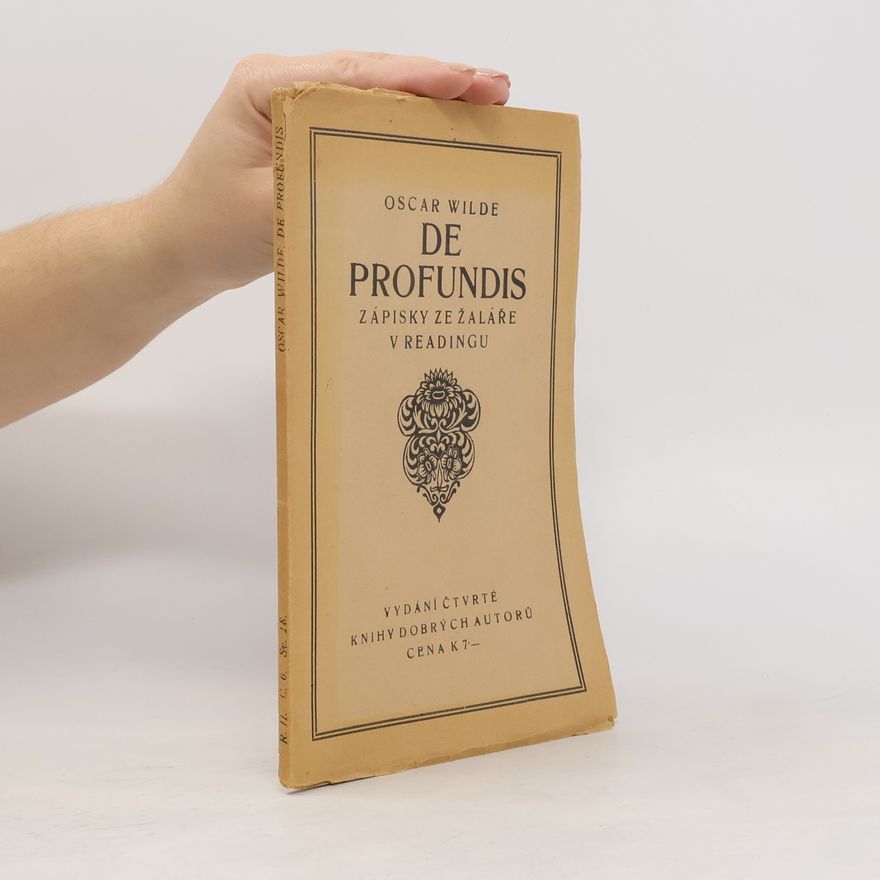 Oscar Wilde De Profundis