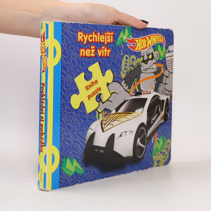 Kolektiv autorů Hot Wheels - Kniha puzzle