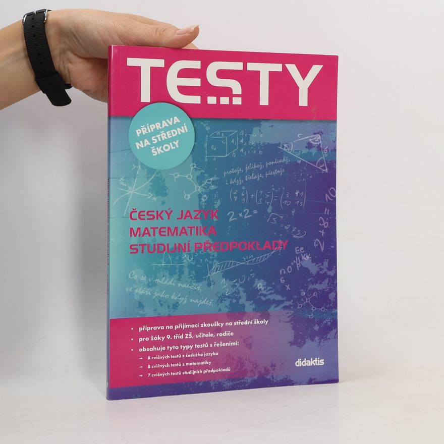 Petra Červinková Testy příprava na střední školy - Český jazyk, Matematika, Studijní předpoklady
