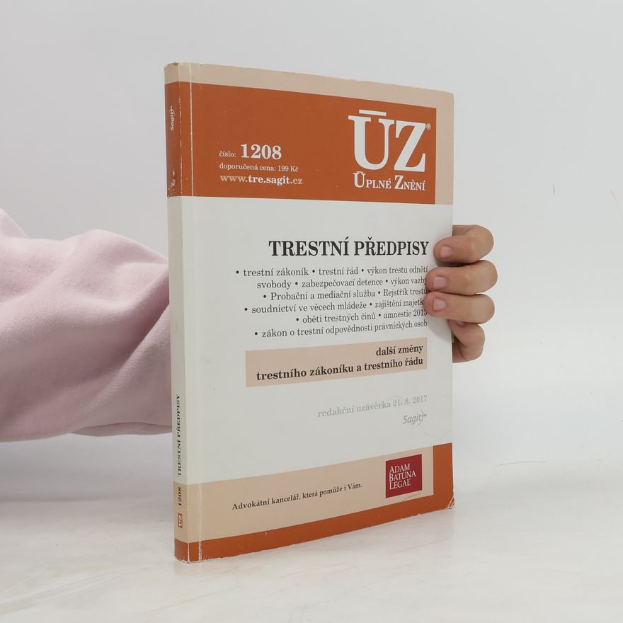 Various authors Trestní předpisy