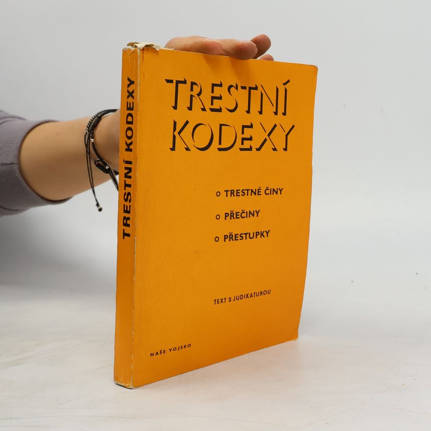 Various authors Trestní kodexy