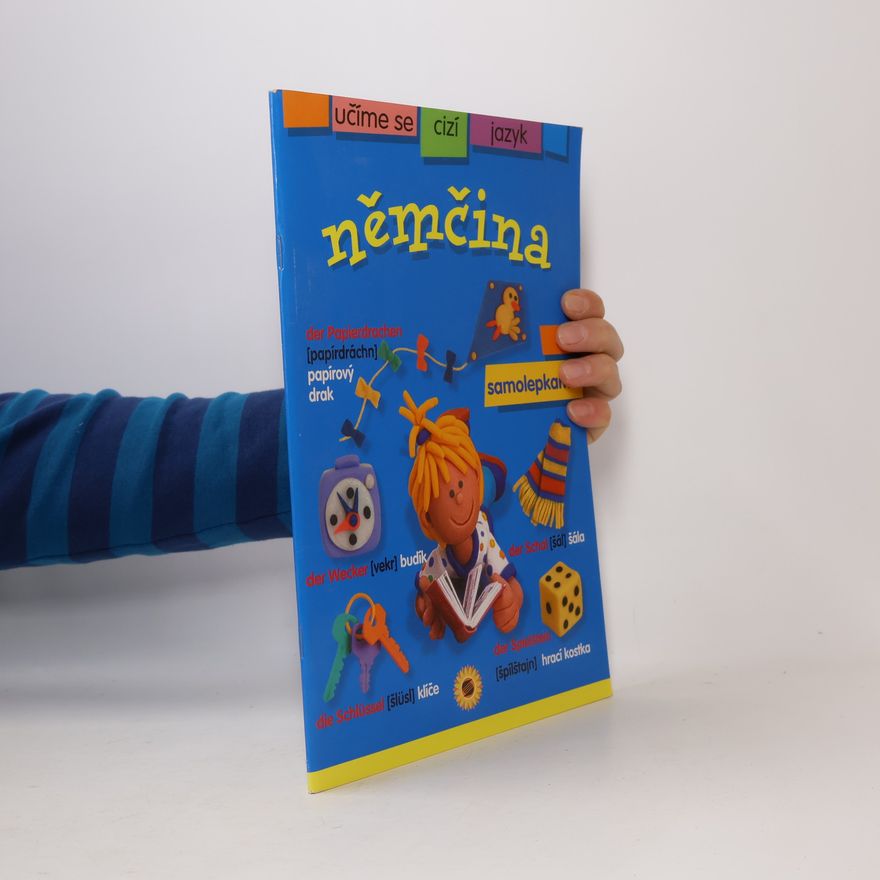 Manuela Martín Němčina se samolepkami