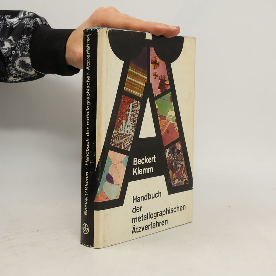 Autorenkollektiv Handbuch der metallographischen Ätzverfahren