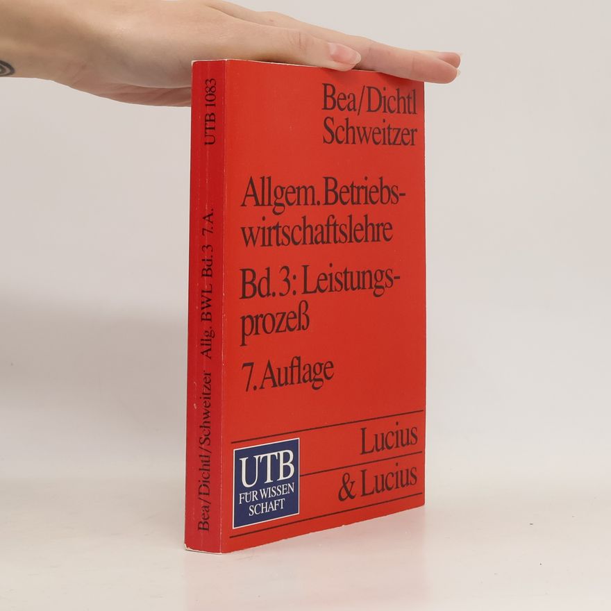 Autorenkollektiv Allgemeine Betriebswirtschaftslehre. Band 3