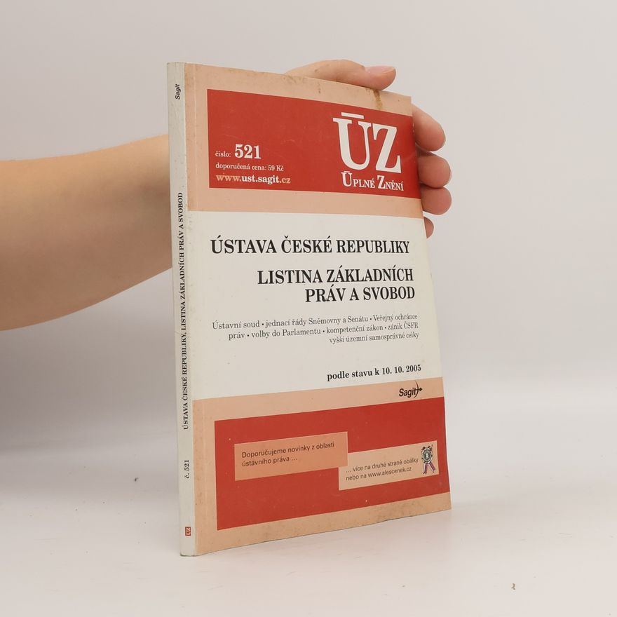 Autorenkollektiv Ústava České republiky. Listina základních práv a svobod
