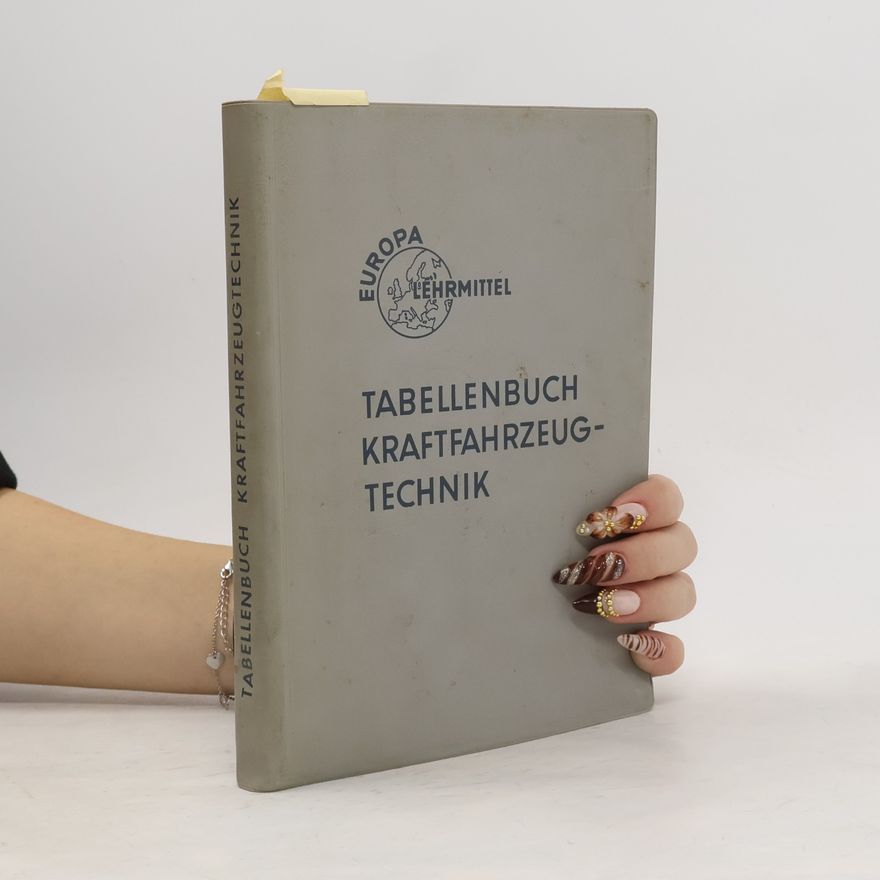 Hellmut Gerschler Tabellenbuch Kraftfahrzeugtechnik