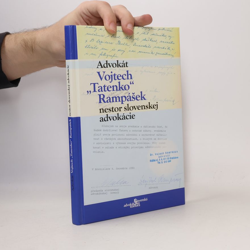 Michal Rampášek Advokát Vojtech „Tatenko“ Rampášek