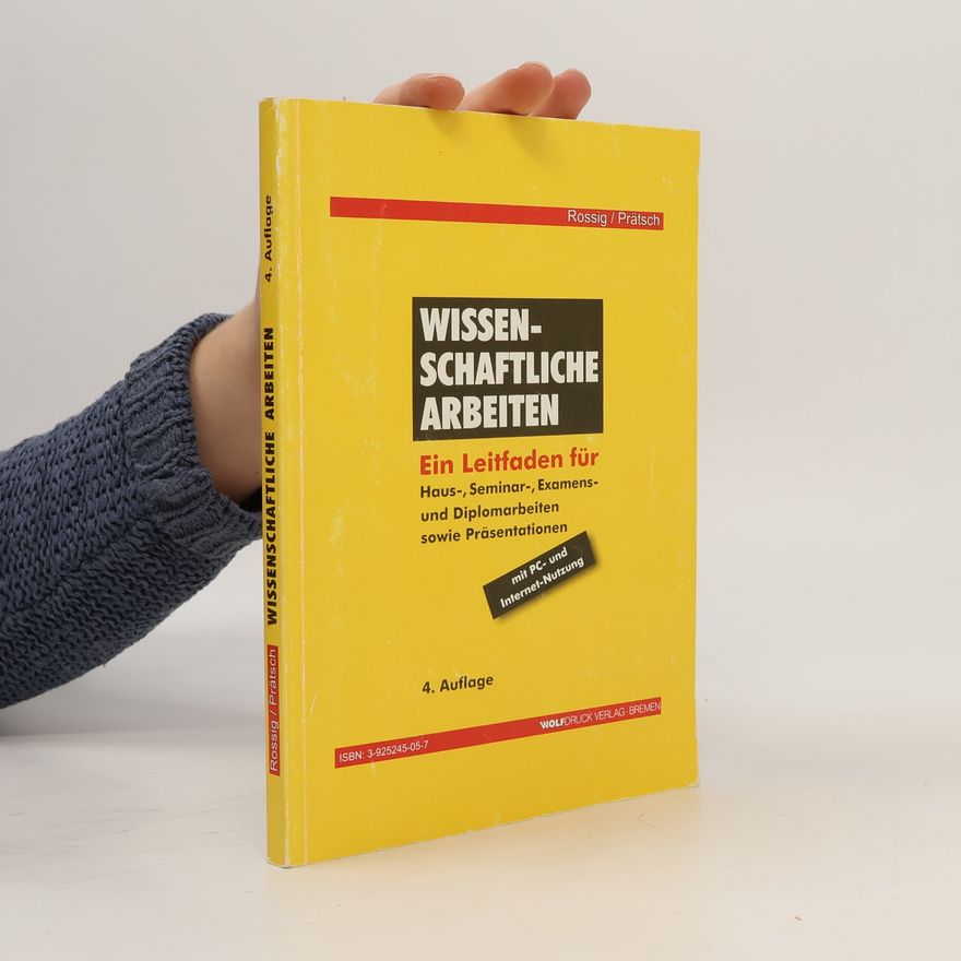 Wolfram E. Rossig Wissenschaftliche Arbeiten