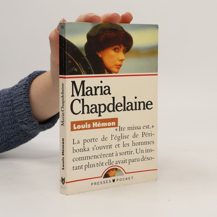 Louis Hémon Maria chapdelaine