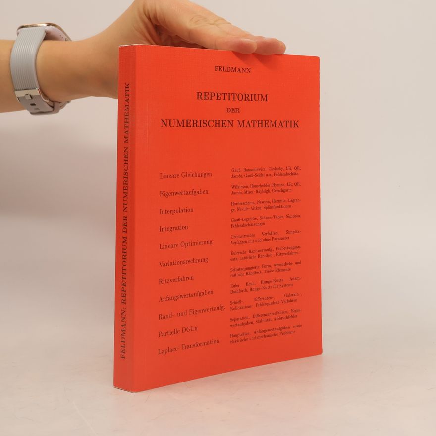 Dietrich Feldmann Repetitorium der Numerischen Mathematik