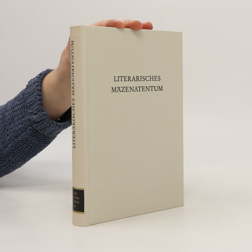 Joachim Bumke Wege der Forschung - 398: Literarisches Mäzenatentum